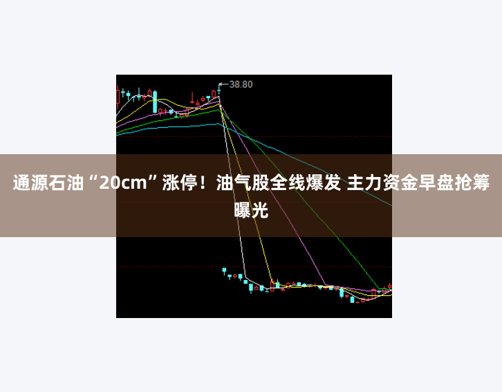 通源石油“20cm”涨停！油气股全线爆发 主力资金早盘抢筹曝光