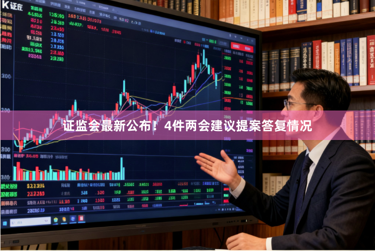 证监会最新公布！4件两会建议提案答复情况