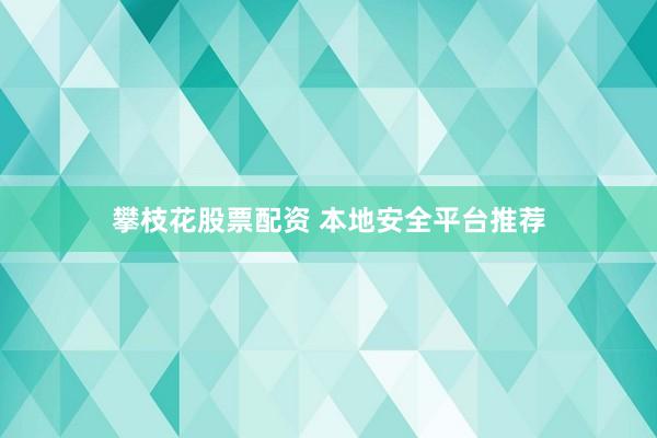 攀枝花股票配资 本地安全平台推荐